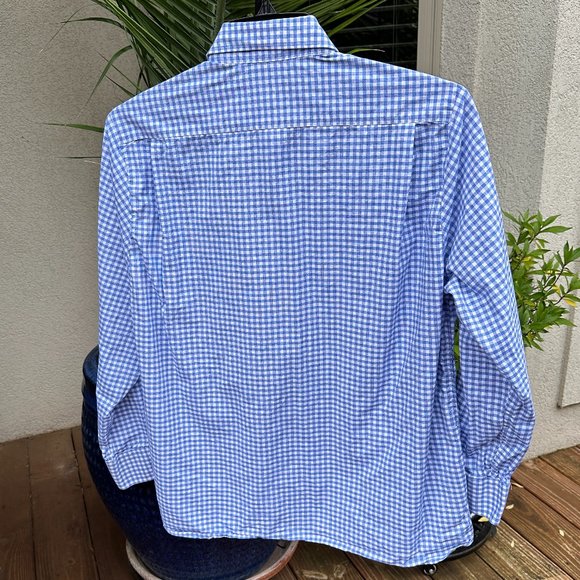 TOMMY HILFIGER Men's Regular Fit Stretch Shirt - Large - Picture 5 of 9